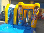Castillo hinchable Tobog�n acu�tico Amazonas peque�o