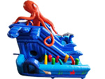 Alquileres de Castillos Hinchables Aventuras pulpo para ni�os en Madrid