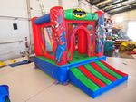 Alquileres de Castillos Hinchables tama�o peque�o Superheroes en Madrid