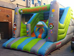 Castillo Hinchable Cubierto astronautas