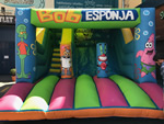Alquileres de Castillos Hinchables Bob Esponja y Patricio para ni�os en Madrid