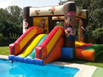 Castillo hinchable pirata para alquilar en madrid