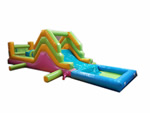 Alquiler de Castillo Pista Americana XL acu�tica terrestre