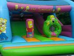 Castillo Hinchable Cubierto Simpsons