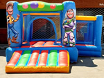 Alquileres de Castillos Hinchables tama�o peque�o Toy Story en Madrid