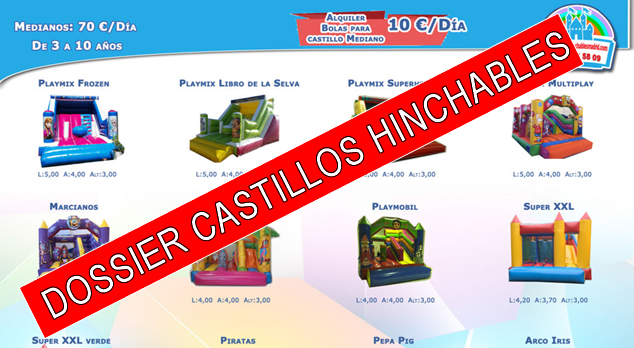 Descarga de cat�logo de castillos hinchables